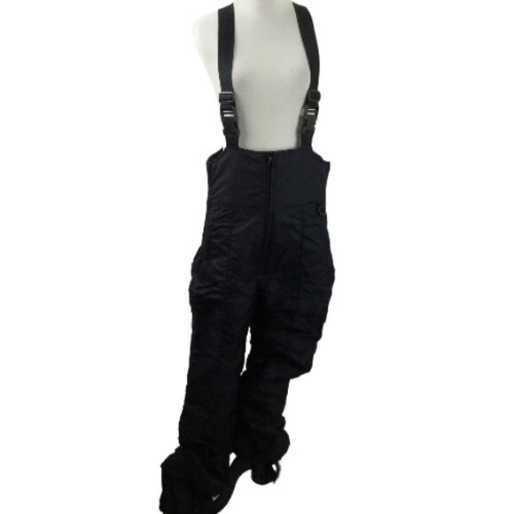 Sports Essential Black Snow Overalls s - Picture 1 of 9